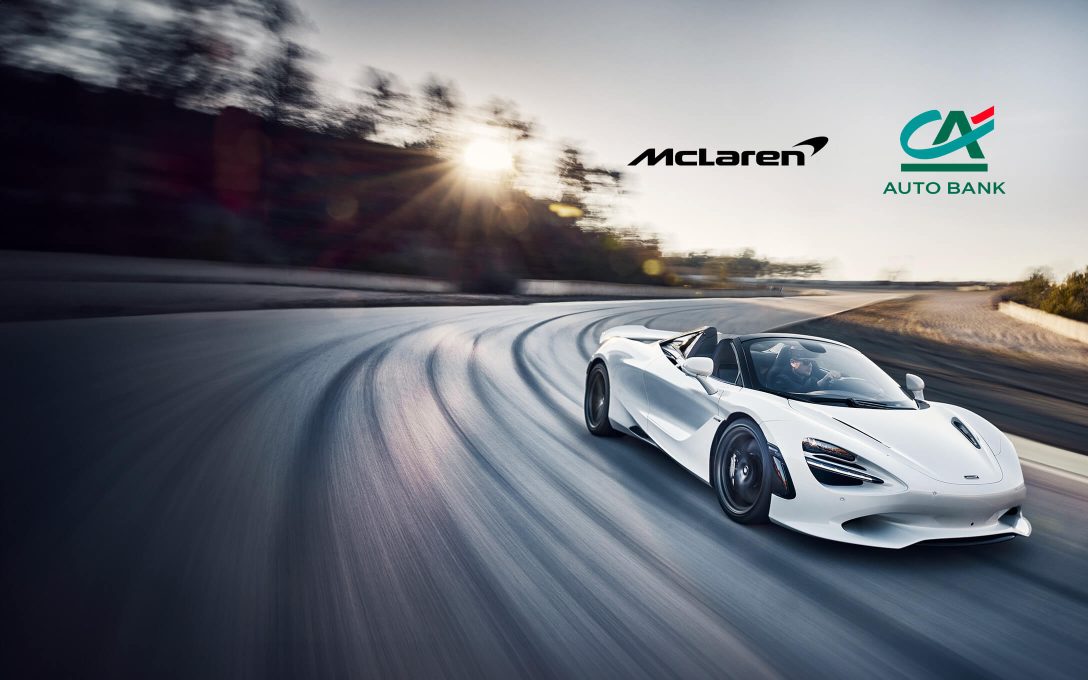 CA Auto Bank e McLaren Automotive
annunciano un nuovo accordo
per McLaren Financial Services