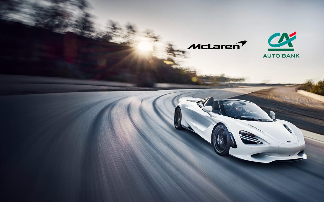 CA Auto Bank et McLaren Automotive
annoncent un nouvel accord
pour McLaren Financial Services