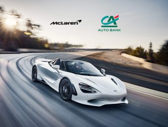 CA Auto Bank e McLaren Automotive
annunciano un nuovo accordo
per McLaren Financial Services