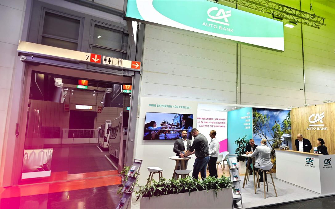 Caravan Salon Düsseldorf 2023: CA Auto Bank protagonista alla fiera leader del leisure